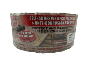 3X Cubierta Flash Membrana Autoadhesiva Cubierta Blanca 3 pulgadas H x 75 pies L x 3 pulgadas W Cubierta - Imagen 1 de 3