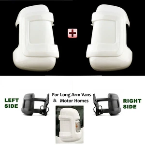 Fits Peugeot Boxer 2006-2024 Wing Mirror Cover Protectors (Long Arm) L & R Side. - Picture 1 of 6