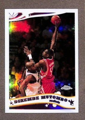 1995-1996 Topps cromo refractor #67 Dikembe Mutombo/999 Foto 1 de 3