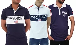 🔥 Ecko Unltd Herren Polo T-Shirt - Kurzarm Classic Fit Baumwolle Polo Tees 🔥 - Bild 1 von 9