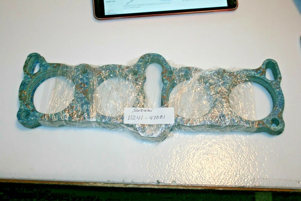 1 NOS OEM SUZUKI MOTOCICLETA BASE CILINDRO GASET 11241-49000 1978-82 GS1000  Foto 1 de 1