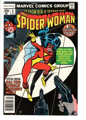 SPIDER-WOMAN #1 (1978) - GRADE 9.0 - MARVEL NEW COSTUME ORIGIN JESSICA DREW - Image 1 of 2