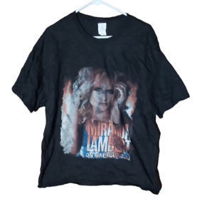 Miranda Lambert Shirt Mens XL Black On Fire 2012 Tour Hanes Jerrod Niemann