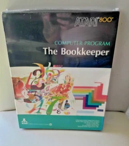 The Bookkeeper; Atari 400/800/XL/XE; Disk CX414 Large box - Picture 1 of 4
