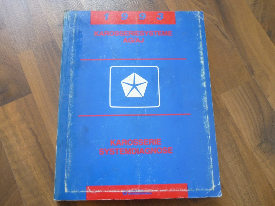 #J030 CHRYSLER JEEP ALLE 1993 KAROSSERIE SYSTEME AG / AJ Diag WERKSTATT HANDBUCH - Bild 1 von 1