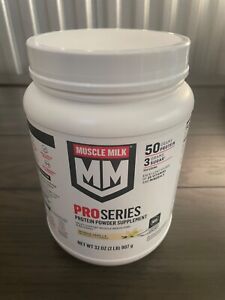 Muscle Milk Pro Series 50 Grams Protein Powder Vanilla 2 lbs Exp 10/2024 Sealed