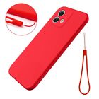 For Motorola Moto G84 Shockproof Soft Liquid Silicone Skin Touch Feel Cover Case