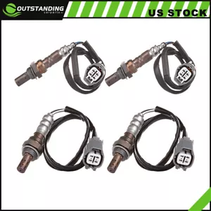 4pcs Upstream&Downstream for 03-05 Jaguar S-Type Air Fuel Ratio Oxygen Sensor O2 - Picture 1 of 11