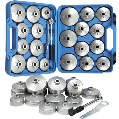 GEARMONSTER 23tlg Alu ölfilterkappen Satz Set ölfilterwerkzeug ölfilterschlüssel Werkzeug