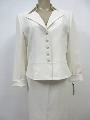 Traje Falda Marfil Stresa Dos Piezas Talla Pequeña Manga Larga Cinco Botones Nuevo con Etiquetas Foto 1 de 4