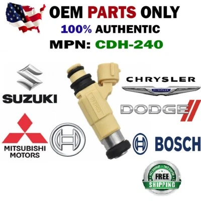 OEM NEW Nikki Single Fuel Injector for 1999-06 Mitsubishi/Dodge/Chrysler/Suzuki - Image 1 of 4