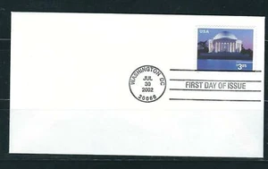 US SC # 3647 Jefferson Memorial FDC. Ready For Cachet - Picture 1 of 1