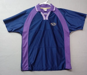Pullover de baloncesto vintage Nike para hombre grande L púrpura camisa de calentamiento azul marino - Imagen 1 de 9