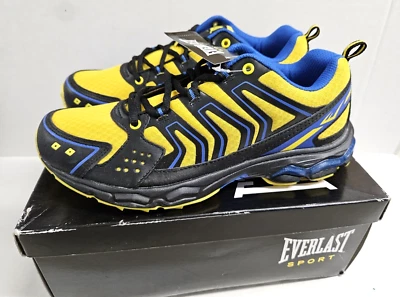 Everlast men's athletic shoes Eve Park size 9.5 blue yellow 60526 Vintage 2014 - Image 1 of 4