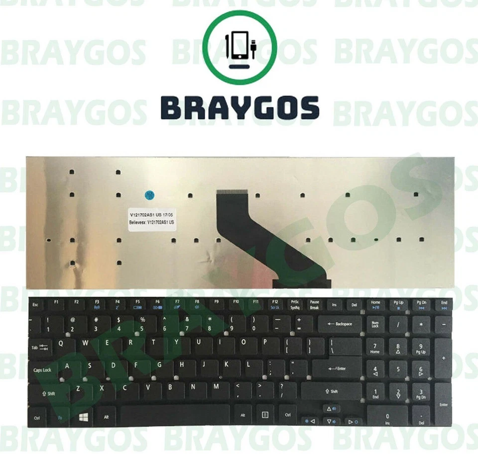 Pour Acer Aspire V3-771 V3-571 V3-771G V3-571G V3-551 VA70 US Portable Clavier - Photo 1/1
