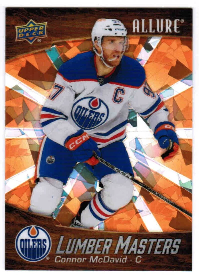 23/24 2023 UPPER DECK ALLURE CONNOR MCDAVID LM-15 LUMBER MASTERS ORANGE /399 - Image 1 of 1