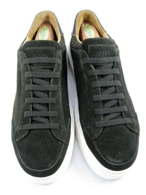 Allen Edmonds "OLIVER" Slip-On Stretch Lace Sneakers 9.5 D GREEN Suede(547N) - Image 1 of 4