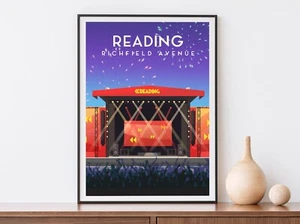 Reading Festival Print, Berkshire England Music Festival Poster Wall Art - Picture 1 of 5