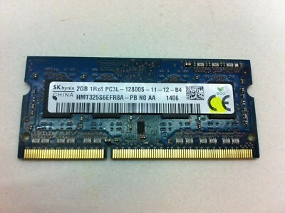 Memória RAM HMT325S6EFR8A-PB 108 Dell 3330 SK Hynix 2GB 1Rx8 PC3L-12800S SO-DIMM - Imagem 1 de 2