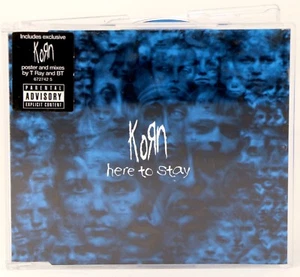 KORN "Here To Stay" 2002 Remixes 3 Track CD Music Rock Metal - Picture 1 of 8