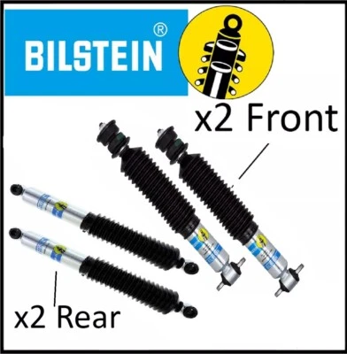 Bilstein 5100 Monotube Gas Shocks for 2009-18 Dodge Ram 1500 2WD 1.75" Front LVL - Image 1 of 4