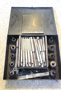 Sioux Ventilsitz Reibahle Schleifer Set SCHNEIDKÖPFE im Karton Vintage Maschine Werkzeug - Bild 1 von 24