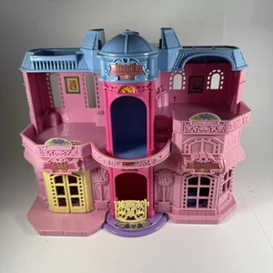 Fisher Price Sweet Streets Hotel Vintage Toy Playset Building Only Pink Blue - Picture 1 of 17