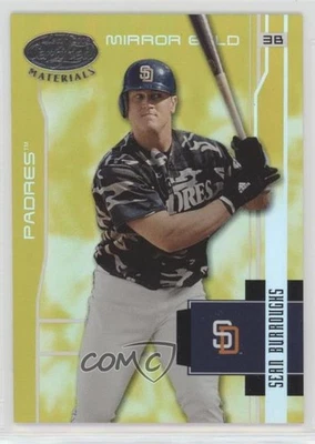 2003 Leaf Certified Materials Mirror Gold /25 Sean Burroughs #156 - Image 1 of 2