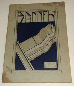 Januar 1930 Rockville Connecticut High School "The Banner" Schülerzeitschrift - Bild 1 von 6