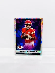 2021 Panini Sticker Collection PATRICK MAHOMES II Cracked Ice Chiefs #50 - Picture 1 of 2
