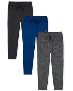 Boys Athletic Performance Pants 3 Count (Pack of 1) - Picture 1 of 5