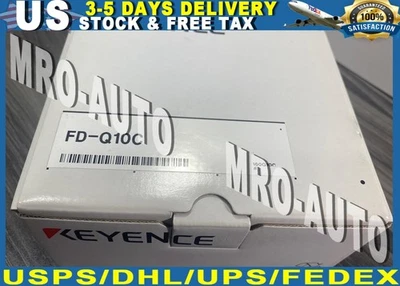 New Keyence FD-Q10C Clamp-on Digital Flow Sensor w/ Sensor Bracket 20-30VDC -USA - Image 1 of 4