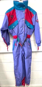 Vintage, Degre 7, Skianzug, Pink & Lila, Damen UK 82cm - Bild 1 von 15