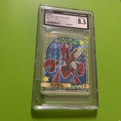 2023 Marumiya Pokémon #17 Scizor  Sticker PSA 8.5  More In Store - Image 1 of 3