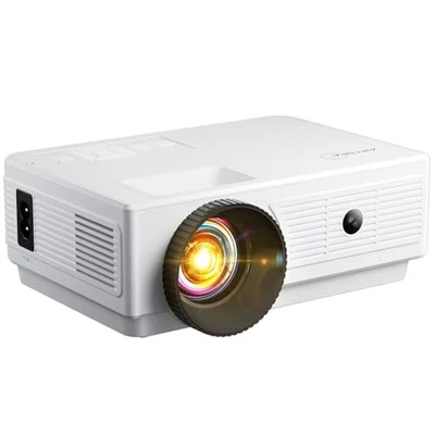 ARTSEA PORTABLE BLUETOOTH MINI PROJECTOR HD 1080P MOVIE PROJECTOR - WHITE - Image 1 of 4