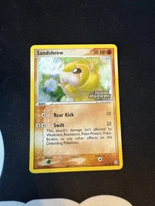 Pokemon Card - Sandshrew Team Rocket Returns 74/109 Reverse Holo Stamped - Picture 1 of 2
