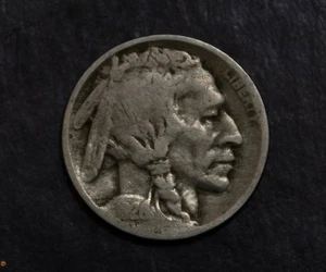 Lote F 968 1926 D Buffalo Nickel buena fecha débil - Imagen 1 de 2
