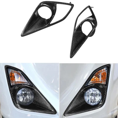 Cubierta de luz antiniebla delantera de fibra de carbono seca real para Toyota GT86 BRZ Scion FR-S Foto 1 de 4