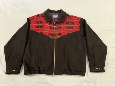 Chaqueta de Lana Pendleton Western Wear XL EE. UU. Azteca Suroeste Thinsulate Foto 1 de 4