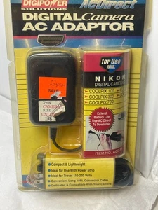 Adaptador de CA directo para cámara digital Digpower Solutions nuevo en paquete - Imagen 1 de 8