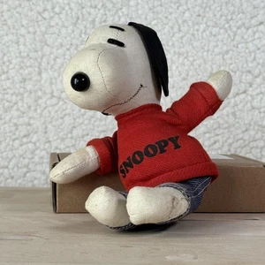 Peluche pupazzo vintage Snoopy 1968 giocattolo ideale Peanuts United caratteristica 11 pollici - Foto 1 di 7