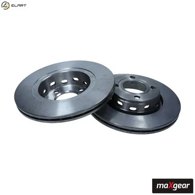 2x BRAKE DISC 19-1007 FOR AUDI ABK/AAD/ACE/ABT/ADW 2.0L ADR 1.8L AAZ/1Z 1.9L 80 - Image 1 of 4