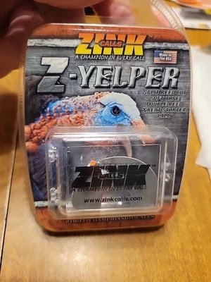 Zink Z-Yelper Waterfowl Marsh Field Forest Water Turkey Mouth Call SEALED NEW - Image 1 of 4