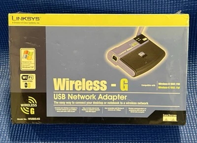Linksys Wireless - G Network Adapter WUSB54G 2.4ghZ 802.11G - Image 1 of 3