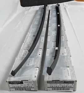 NISSAN 300ZX Z32 90-96 T-Top Genuine Front Windshield Side Molding RH LH Set OEM - Picture 1 of 3