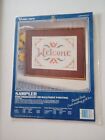 New Welcome Sampler Vogart Crafts  Embroidery/Ballpoint Painting 8761H 11 x 14