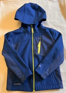 CHAMPION KIDS VENTURE DRY WINDBREAKER RAIN JACKET BLUE HOODED ZIP UP XS (4-5) - Picture 1 of 7