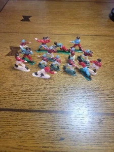 VTG Miniature Dollhouse Lot 15 Football Players Figurine Sports Toy Plastic  - Picture 1 of 4