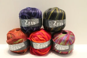 Lana Grossa ZERO 5 x 50 g= 250 g,1 Set,5 verschiedene Farben - Bild 1 von 4