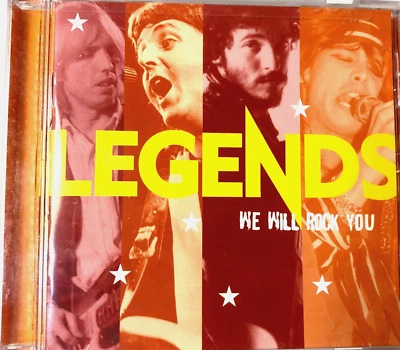 Time Life Legends We Will Rock You CD  David Bowie Queen Boston Heart The Eagles Foto 1 de 4